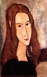 Modigliani - Portrait of Jeanne Hebuterne, profile